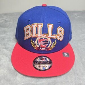 Buffalo Bills New Era Team Establish 9FIFTY Snapback Hat - Royal/Red New